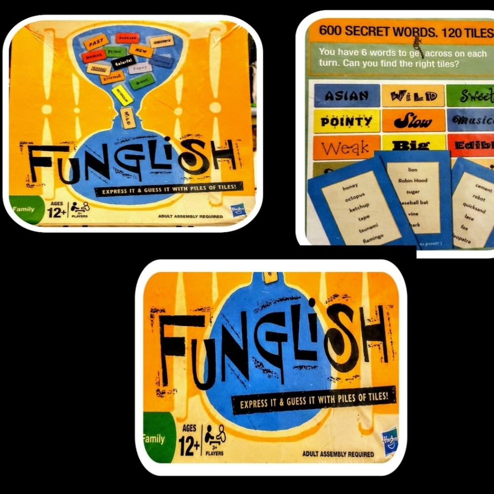 Funglish Family Fun Board Game Brand New Se